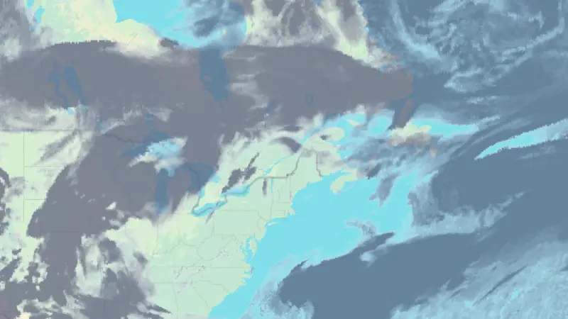 Zachmurzenie weather map