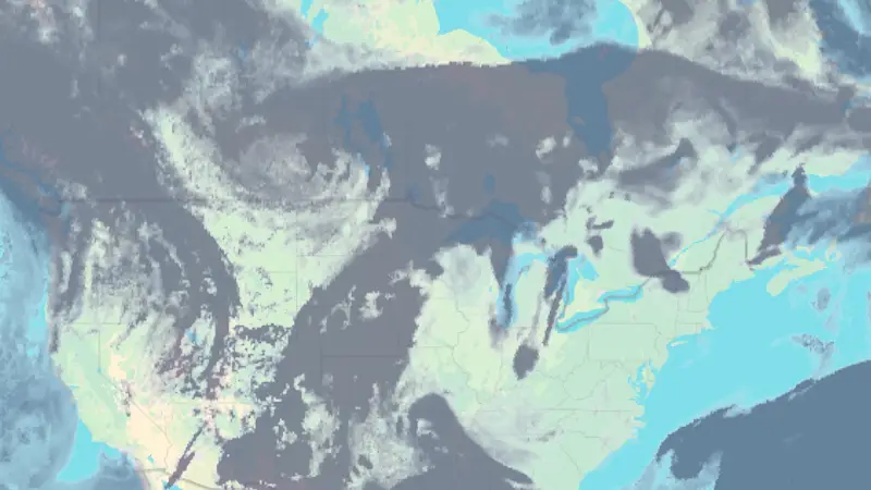 Clouds weather map