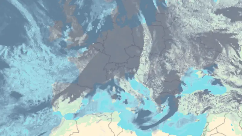 Nuvolosità weather map