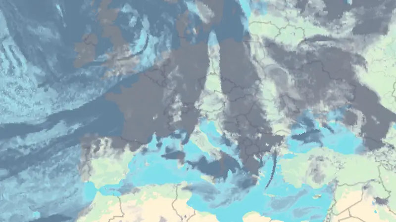 Nuvolosità weather map