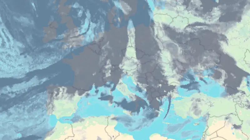 Nuvolosità weather map