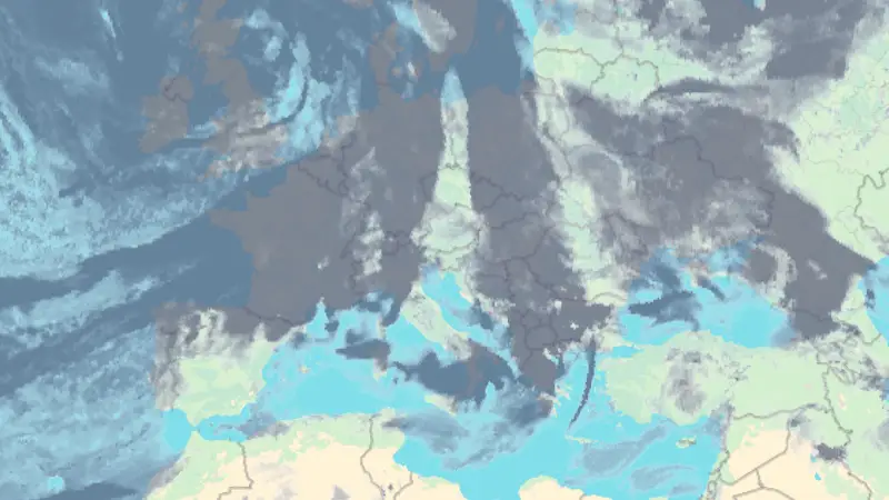 Nuvolosità weather map