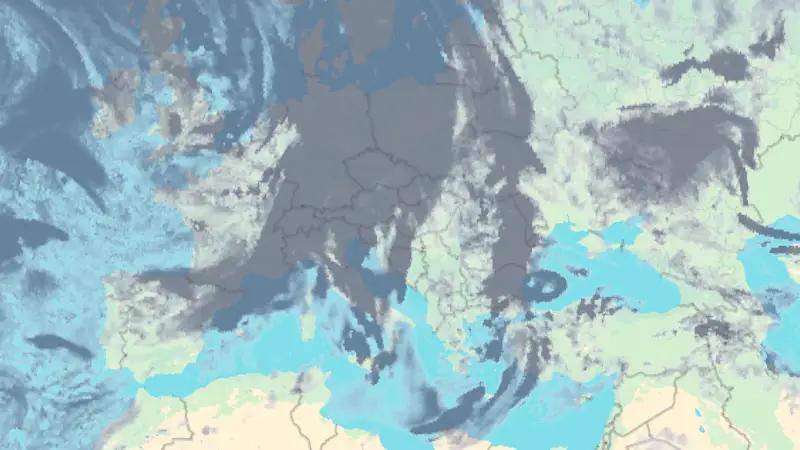 Nubosidad weather map