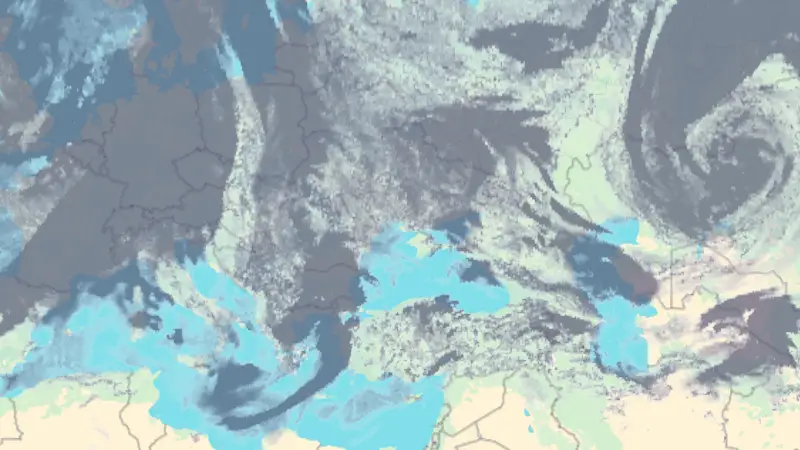 Nubosidad weather map
