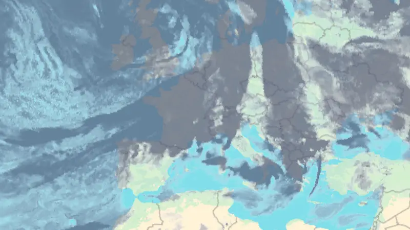 Clouds weather map