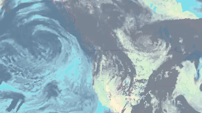 Clouds weather map