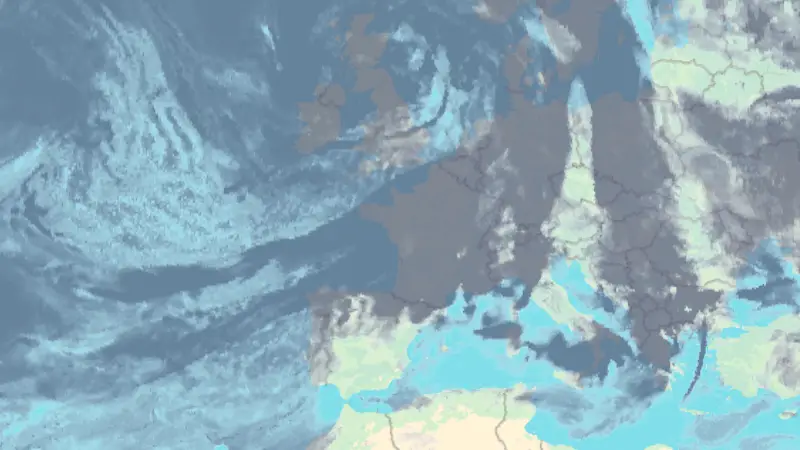 Nébulosité weather map