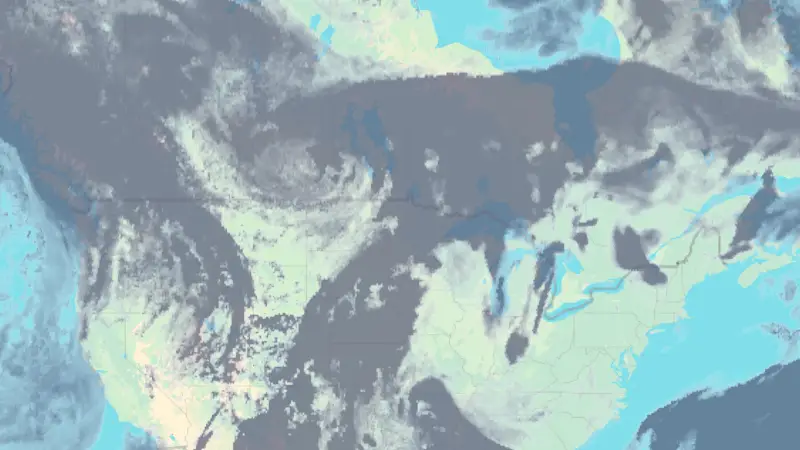 Clouds weather map