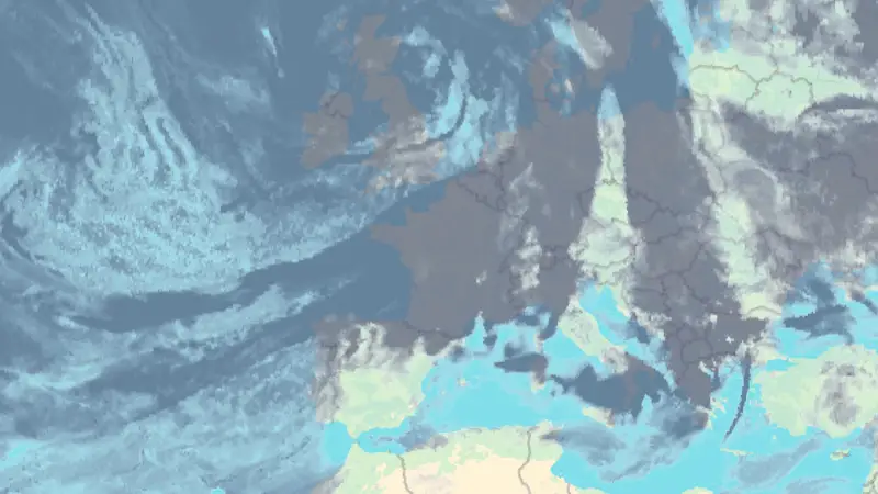 Clouds weather map