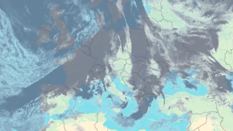ابر weather map