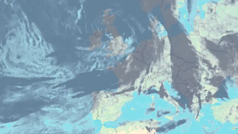 Clouds weather map