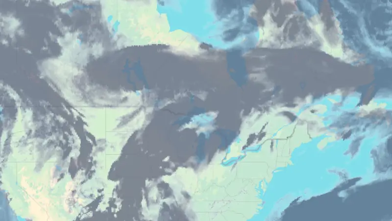 Clouds weather map