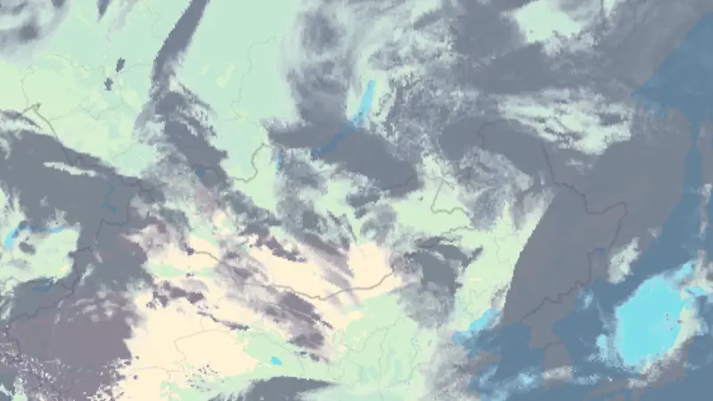 Nebulozitate weather map
