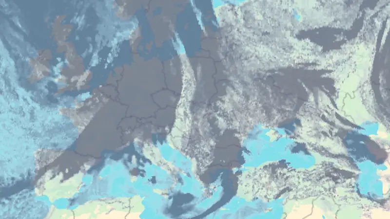 Clouds weather map