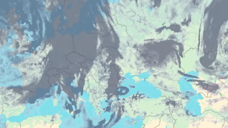 Nebulozitate weather map