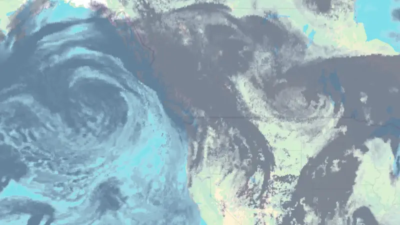 Vranësira weather map