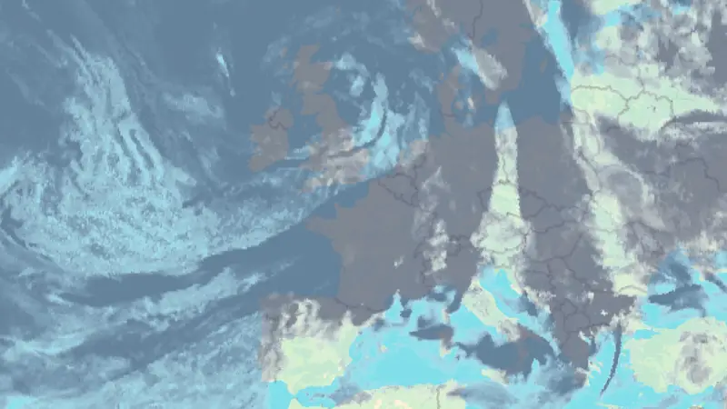 Clouds weather map