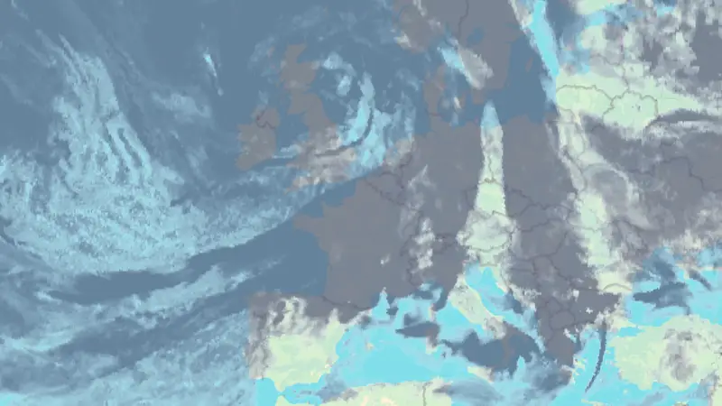 Nébulosité weather map