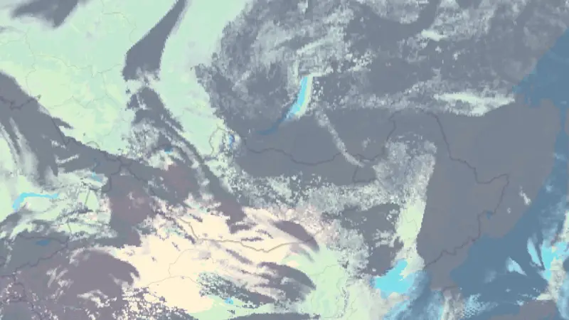 Clouds weather map