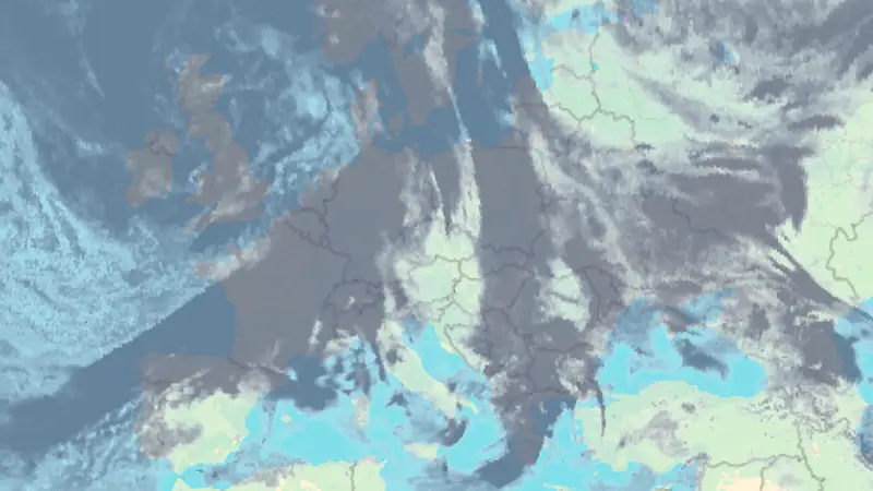 Oblačnost weather map