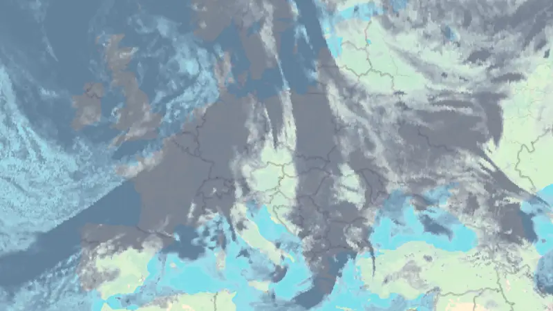 Oblačnost weather map