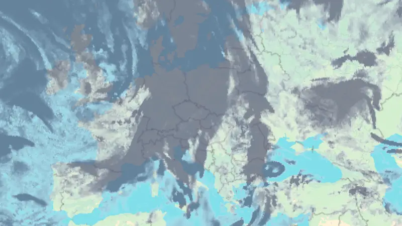 Oblačnost weather map