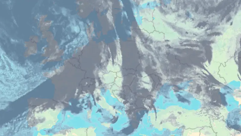 Oblačnost weather map