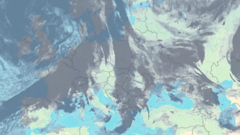 Zachmurzenie weather map