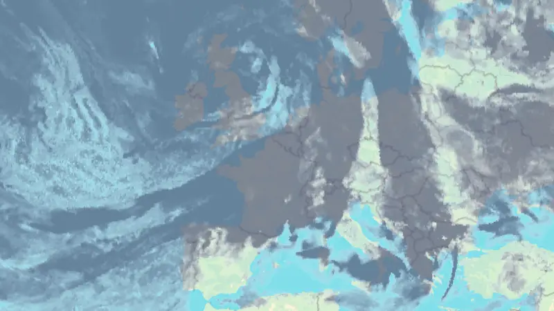 Clouds weather map