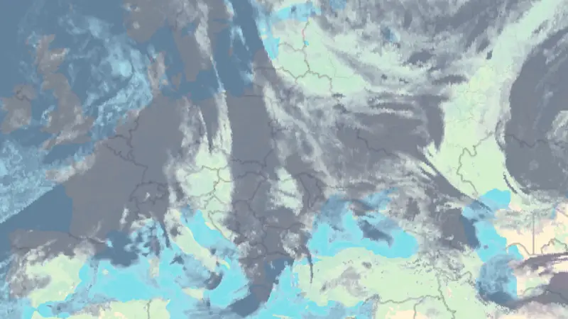 Clouds weather map