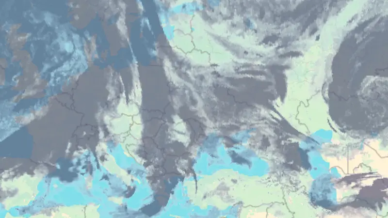 Zachmurzenie weather map