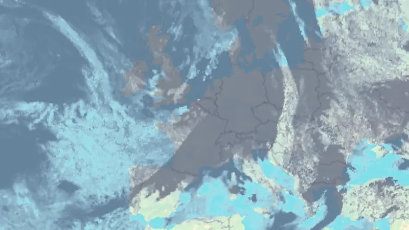 Nébulosité weather map