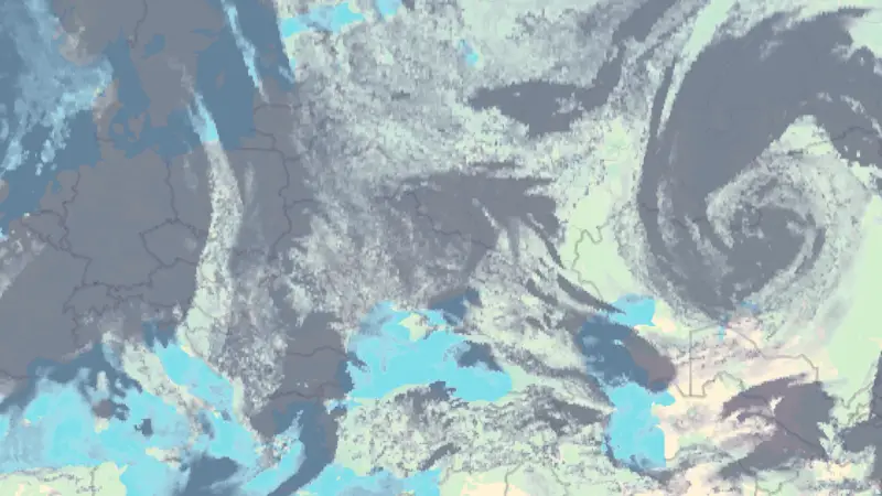 Oblačnost weather map