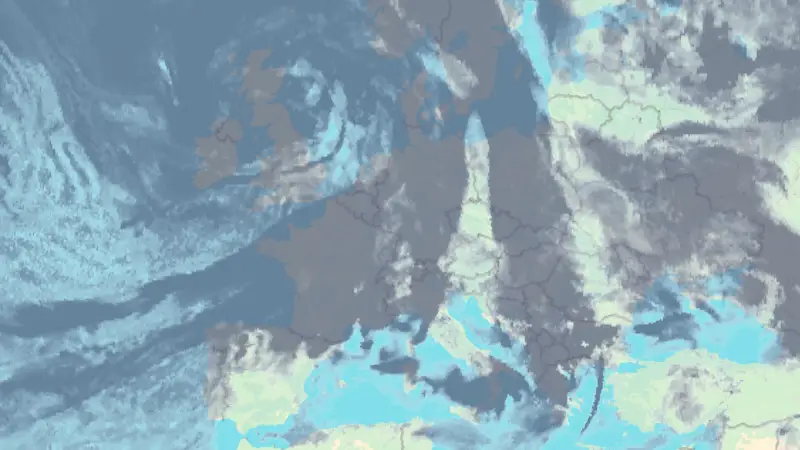 Clouds weather map
