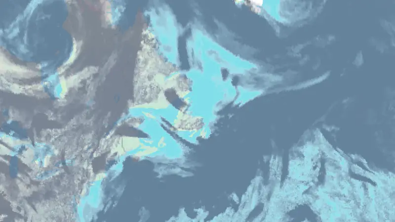 Clouds weather map