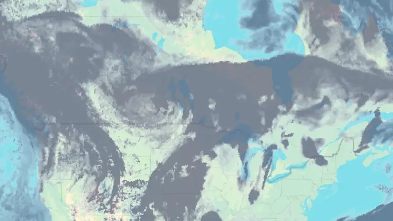 Clouds weather map