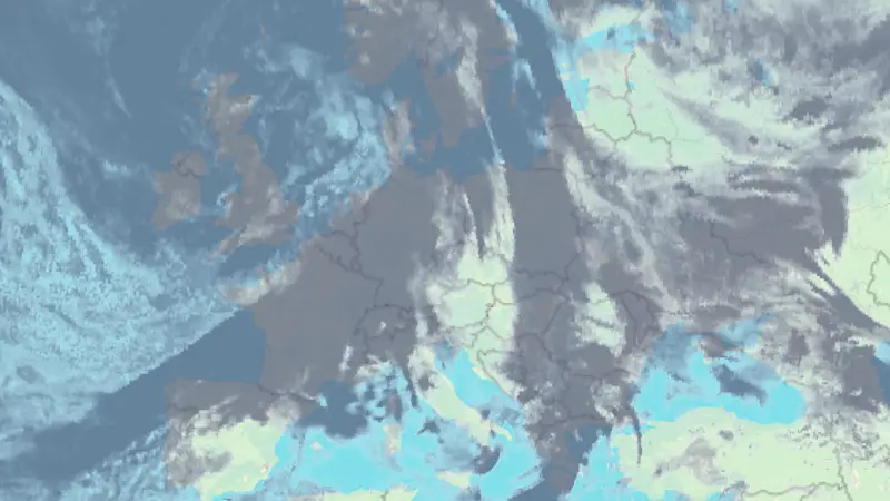 Oblačnost weather map