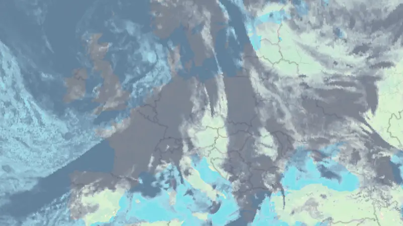 Oblačnost weather map