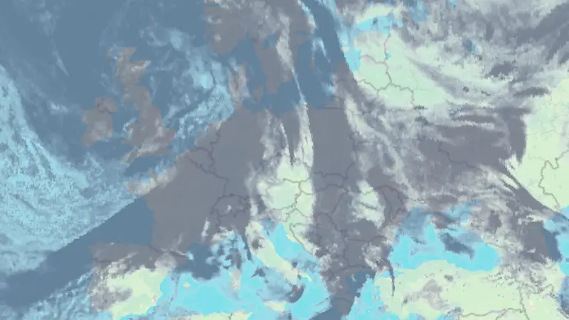 Oblačnost weather map