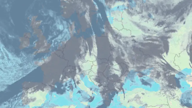 Zachmurzenie weather map