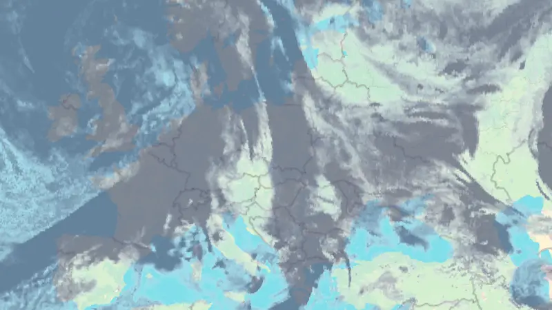 Zachmurzenie weather map