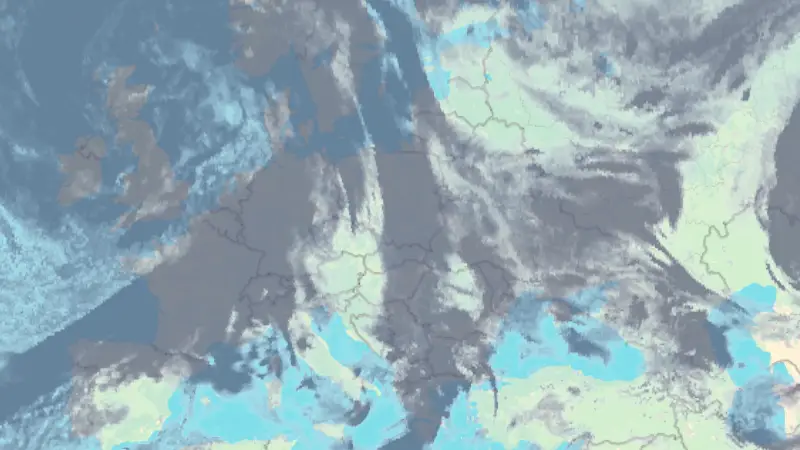 Zachmurzenie weather map