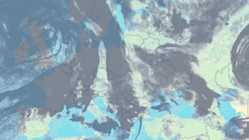Zachmurzenie weather map