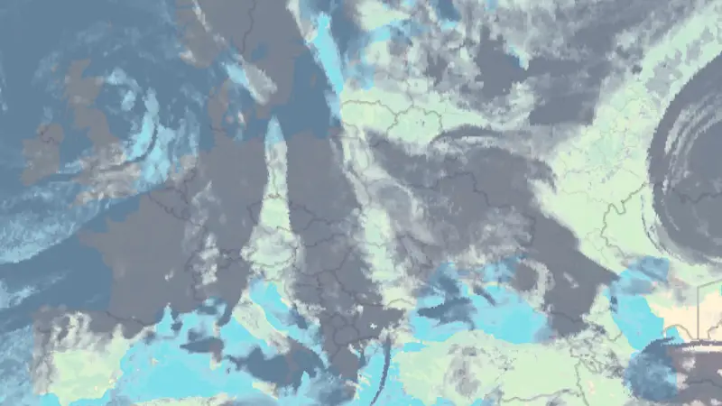 Zachmurzenie weather map