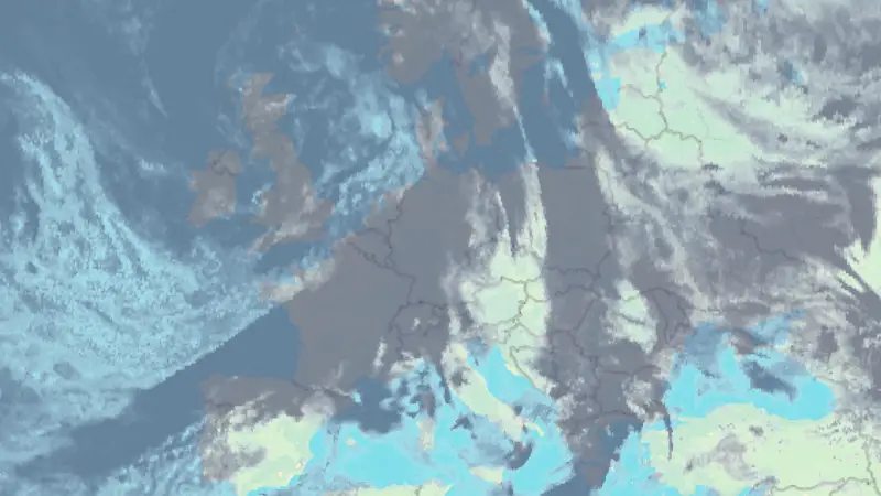 Clouds weather map