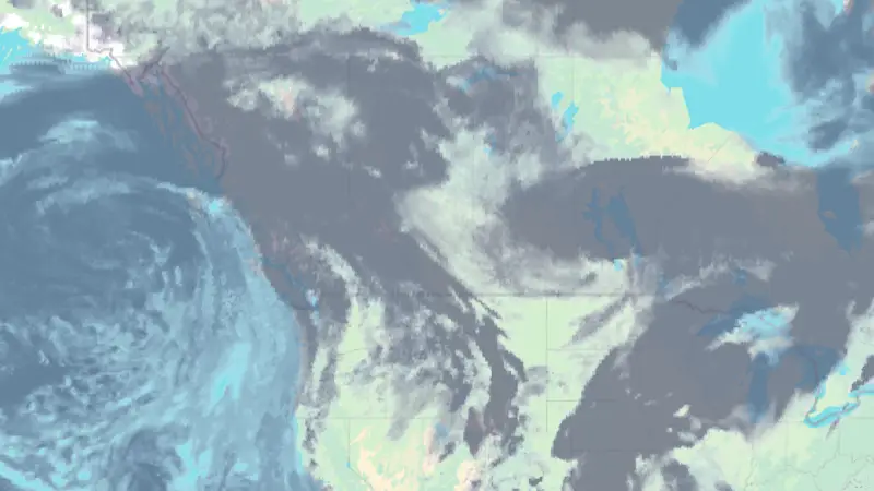 Vranësira weather map