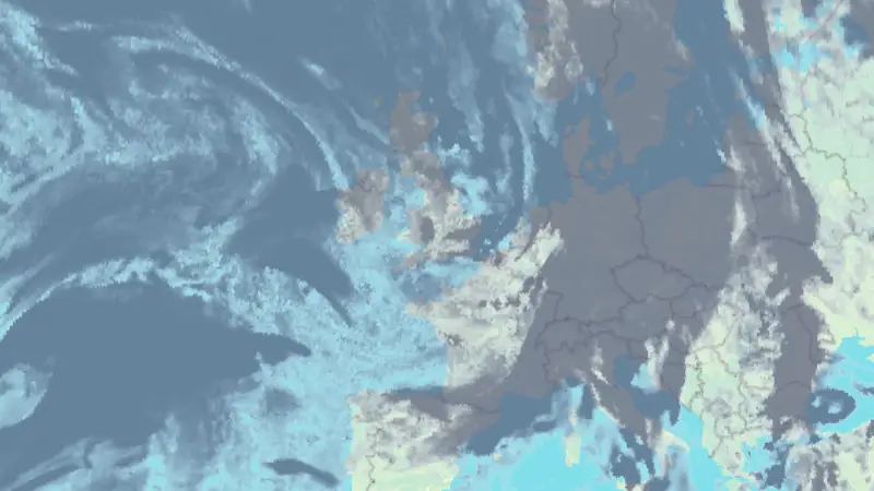 Clouds weather map