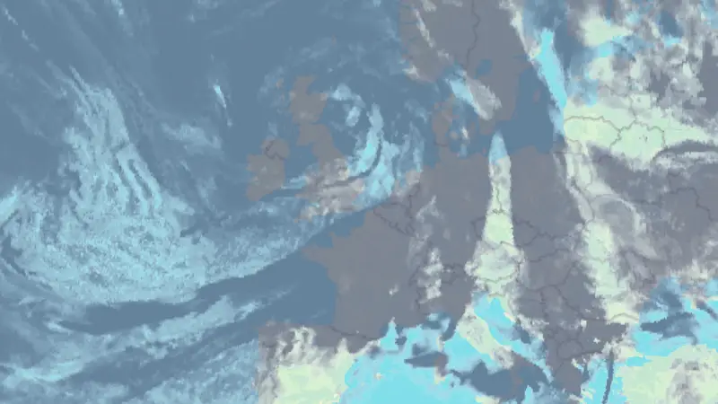 Clouds weather map