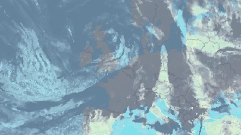 Clouds weather map