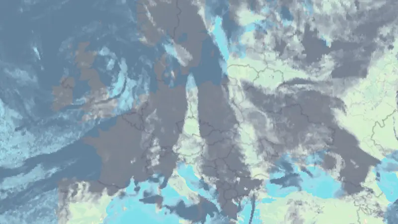 Oblačnost weather map